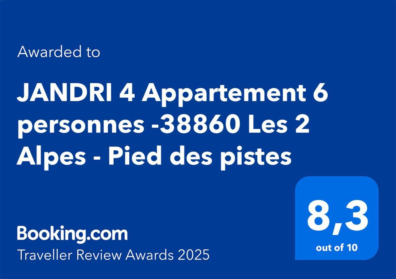 Jandri 4 Appartement 6 Personnes -38860 Les 2 Alpes - Pied Des Pistes レ・デュー・アルプ エクステリア 写真